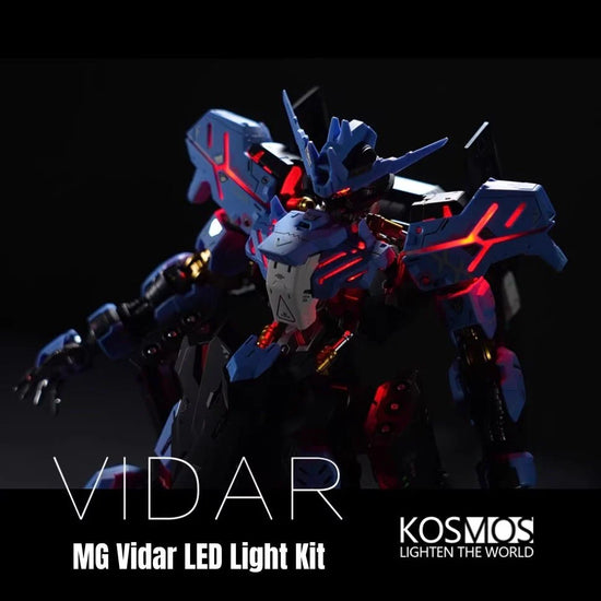 KOSMOS MG Gundam Vidar LED Light Kit – RGB Illumination Set with Metal Nameplate Bonus (Pre-Order)