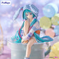 Vocaloid Hatsune Miku Rabbit Ear Hood Pajama (Blue Color Ver.) Noodle Stopper Figure