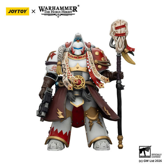White Scars Stormseer Consul with Force Staff and Bolt Pistol