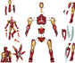 Blokees Champion Class CC01 Infinity Saga DX Iron Man MK85 Mark 85 (Deluxe Version) Model Kit