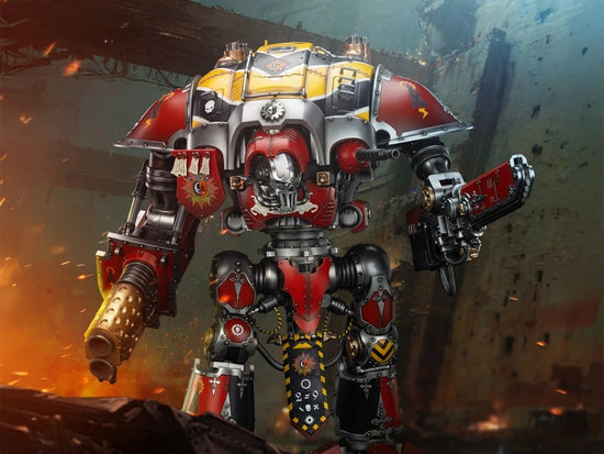 Warhammer 40K Imperial Knights House Raven Knight Errant 1/18 Scale Action Figure