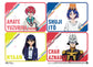 Action Base 7 Clear with Gundam GQuuuuuuX Sticker Set Stand (1/144)