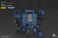 JOYTOY Warhammer 40K Ultramarines Razorback with Twin Lascannon 1/18 Scale.
