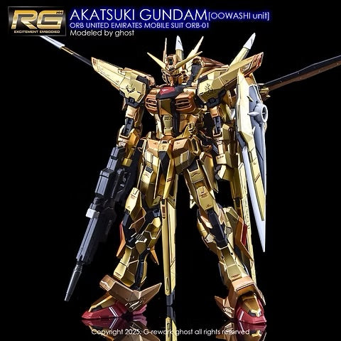 G-REWORK -[RG] AKATSUKI Oowashi Unit (Water Decal)