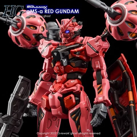 G-REWORK - [HG] [GQ] RED GUNDAM   (Water Decal)