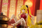 To Love-Ru Darkness Golden Darkness (Chinese Dress Ver.) Desktop Cute Figure