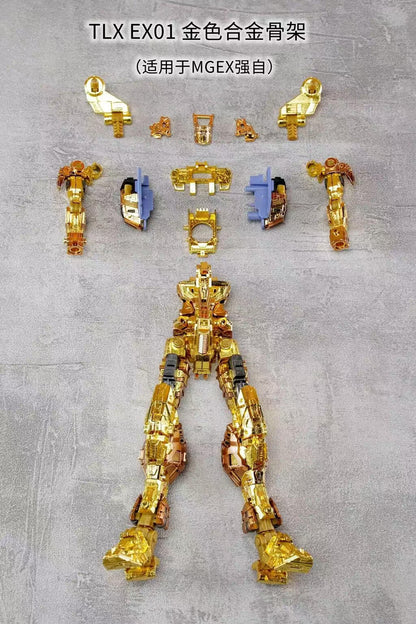 TLX EX01/02 (Gold Ver. Or Black Ver.) 1/100 Scale Alloy Model Kit Frame Upgrade (MGEX Strike Freedom)