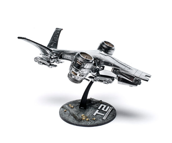 Pegasus 1/32 Terminator 2 Aerial Hunter Killer Chrome Plated Edition Plastic Model Kit