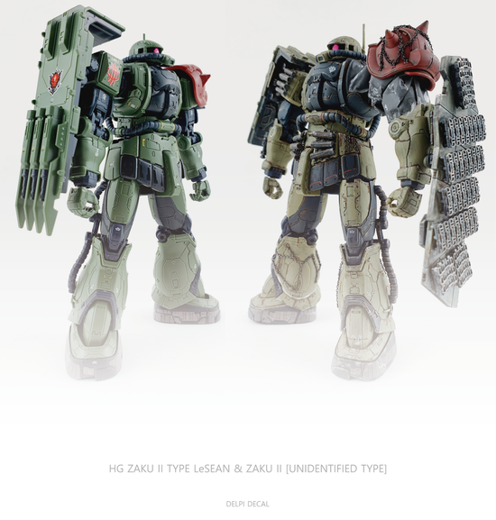HG Zaku II LeSEAN (Water Decal)