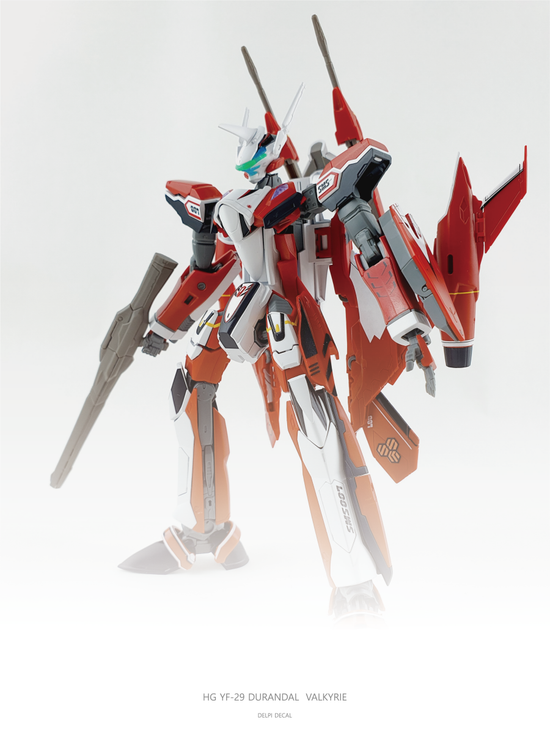 HG YF-29 Durandal Valkyrie (Water Decal)
