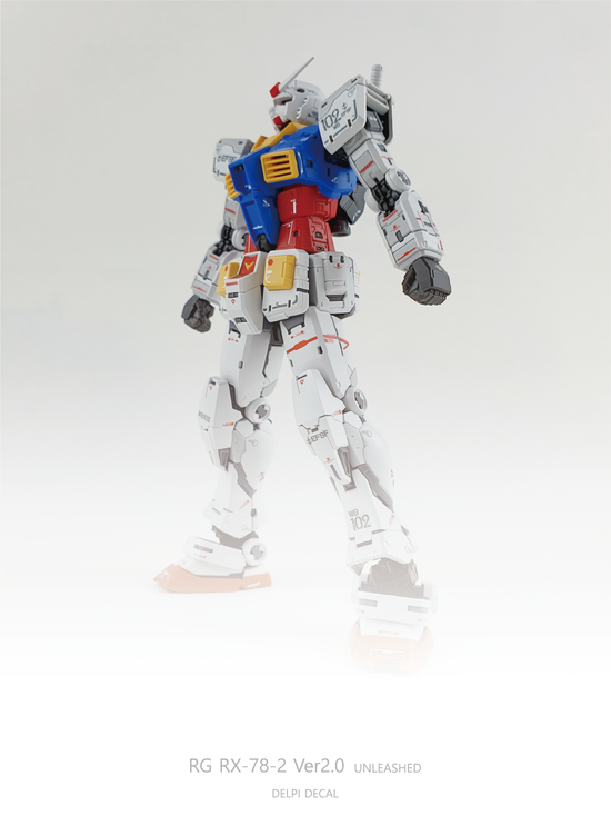 RG RX-78-2 First 2.0 Unleashed Style Ver. (Water Decal)