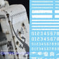 G-REWORK - 1/144 & 1/100 Chipping Decal E.F.F. (White) (Water Decal)