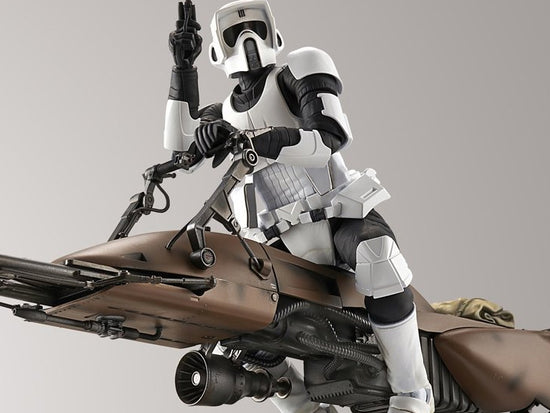 Star Wars Scout Trooper And Speeder Bike 1/12 Model Kit