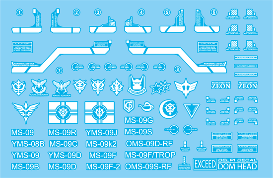 Exceed Head Dom (Normal) (Water Decal).