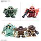 BB Senshi Mobile Suit Gundam - Principality of Zeon Mobile Suits (Set of 5 Model Kits)