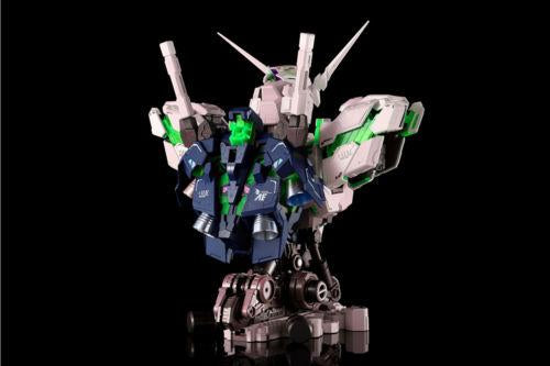 KNL HOBBY Gundam 1/35 RX-0 Unicorn Bust NT-D System full psycho-frame prototype M-S LED Lighting Green