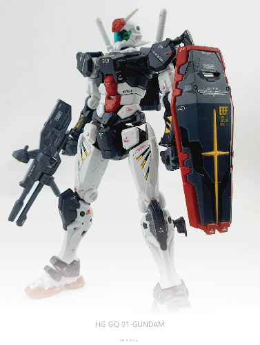 HG GQuuuuuuX (GQ) HG GQ 01 GUNDAM (Water Decal)