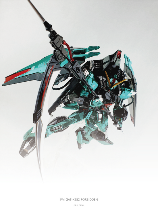1/100 FORBIDDEN Gundam Water Decal)