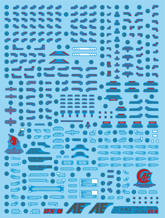 MG Unicorn Ver.Ka (Manual) (Water Decal)