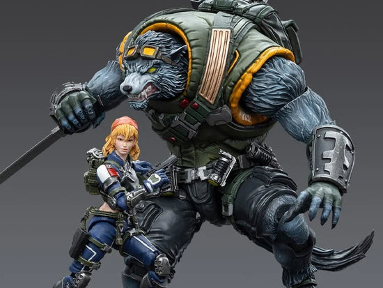 Infinity Ariadna Equipe Mirage-5 Lieutenant Margot Berthier & Sergeant Duroc 1/18 Scale Figure Set