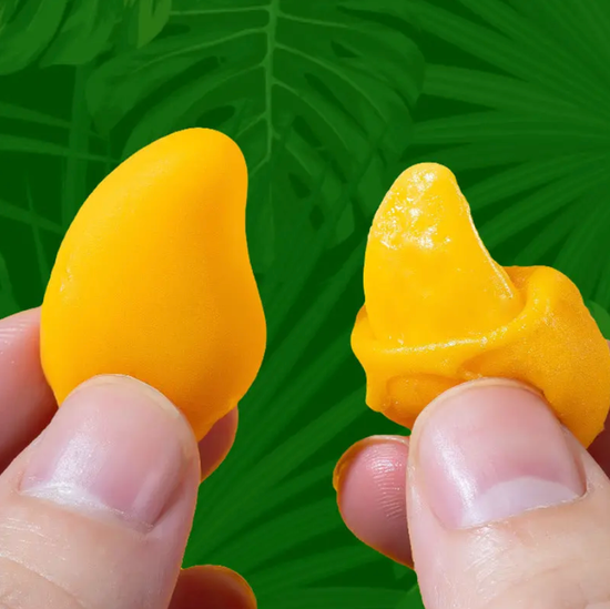 Mango Gummy 8D Peelable Candy Containing Concentrate Gummy