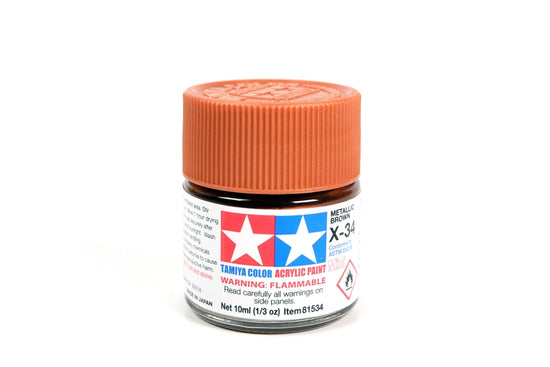 Acrylic Mini X-34 Metallic Brown (10ml)