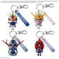 Mobile Suit Gundam Gunpla-kun 3D Rubber Mascot Keychain