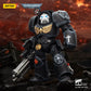 Warhammer 40,000 Black Templars Terminator (Ver. 3) with Power Fist and Assault Cannon 1/18 Scale Action Figure