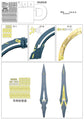 TAS pre-cut pre-cut masking tape for Eternal Star Glory