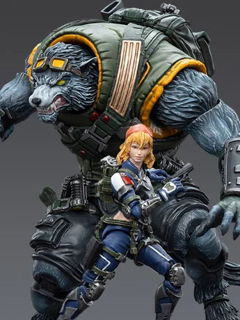 Infinity Ariadna Equipe Mirage-5 Lieutenant Margot Berthier & Sergeant Duroc 1/18 Scale Figure Set