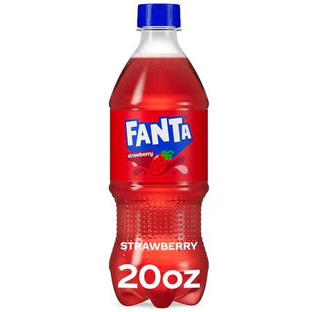 Fanta Soda Strawberry, 20 oz.