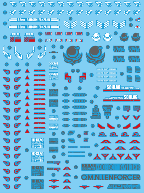 1/100 BOOST RAIDER (Water Decal)
