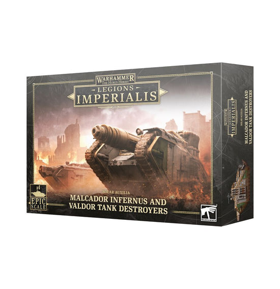 Warhammer The Horus Heresy Legions Imperialis: Malcador Infernus And Valdor Tank Destroyers