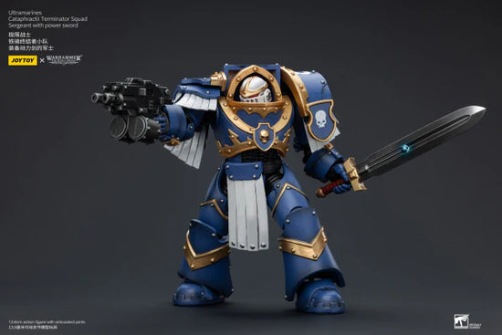 Joytoy The Horus Heresy Ultramarines Cataphractii Terminator Squad Sergeant with Power Sword