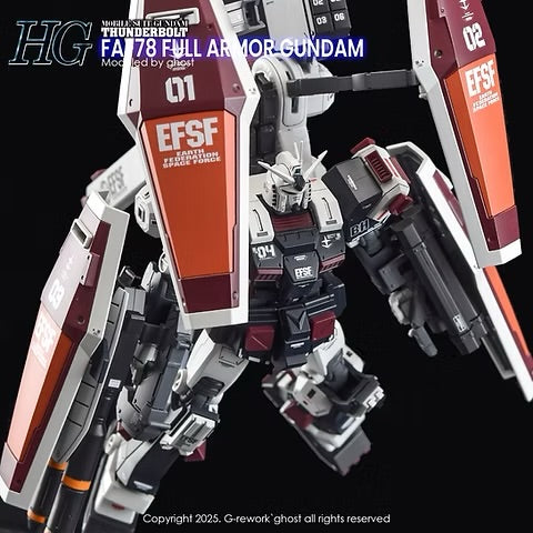 G-REWORK - [HG] [THUNDERBOLT] FULLARMOR GUNDAM (Water Decal)