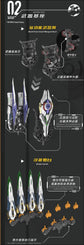 Vientiane Fusion - 02 - Meteor with
Maintenance Base and Support Unit Model Kit (Pre-Order)