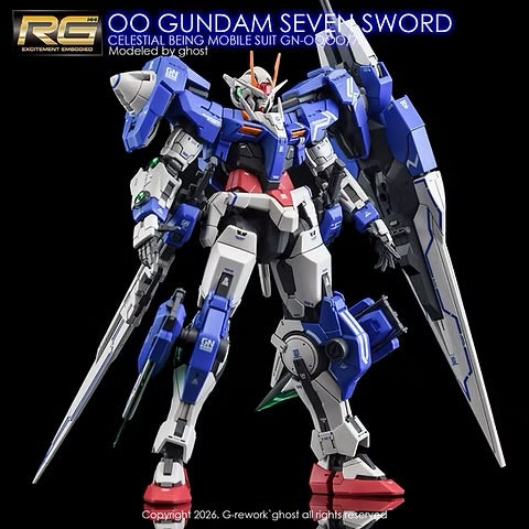 G-REWORK - [RG] OO SEVEN SWORD (Water Decal)