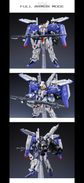 AOK MG EX-S Gundam Resin Conversion Kit with Weapon Expansion Pack 2.0 Ver. Includes Pre-masking tape (Pre-Order)