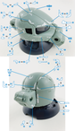 Exceed Head Zaku (Water Decal).