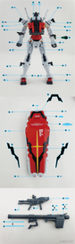HG GQuuuuuuX HG WHITE GUNDAM (GQ) WATER DECAL