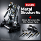 BUNDLE Metal Structure RX-93 ν Gundam PLUS Fin Funnel Option Parts