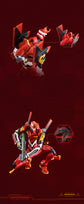 Blokees Evangelion Production Model-02 Action Edition Model Kit