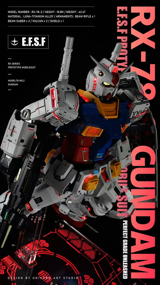 PG Unleashed RX-78-2 LED UA Workshop Set (Deluxe Version)