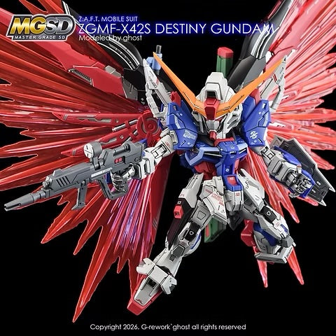 G-REWORK - [MGSD] Gundam Destiny (Water Decal)