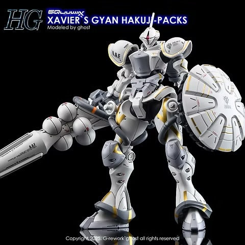 G-REWORK - [HG] [GQ] XAVIER`S GYAN HAKUJI-PACKS (Water Decal)