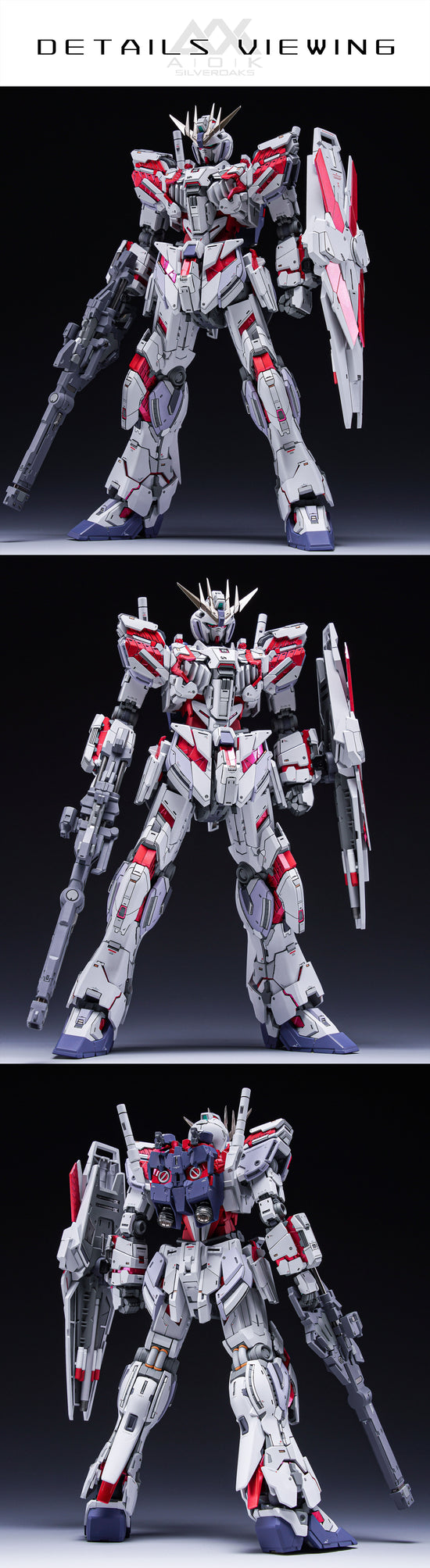 AOK Model 1/100 Mobile Suit RX-9/C Gundam NT Narrative Garage Kit Resin Conversion Kit (Pre-Order)