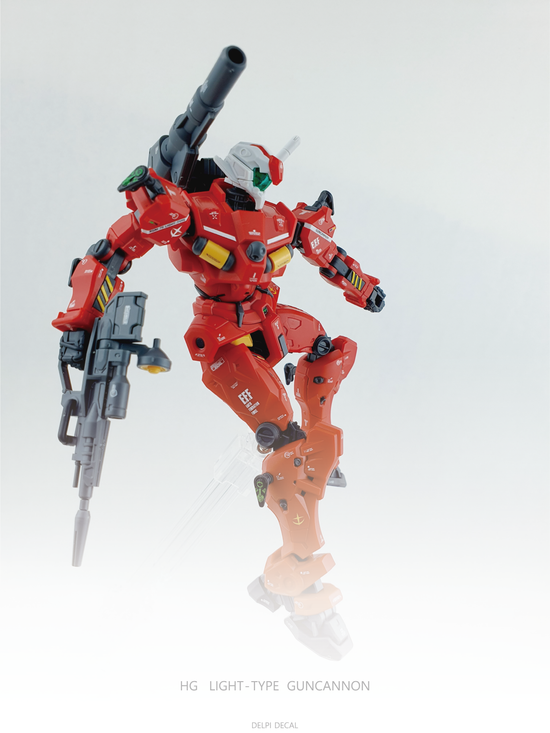 HG LIGHT - TYPE GUNCANNON WATER DECAL