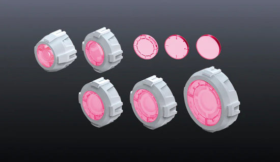 Builders Parts Non-Scale HD-17 MS Sight Lens 01 (Pink)
