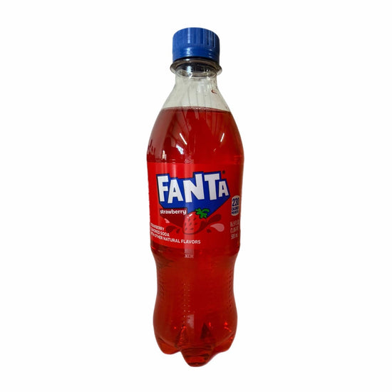 Fanta Soda Strawberry, 16.9 oz.