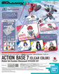 Action Base 7 Clear with Gundam GQuuuuuuX Sticker Set Stand (1/144)